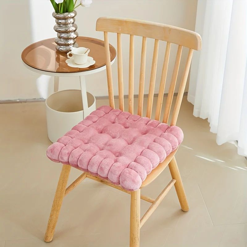 Cozy Biscuit Plush Cushion Chair Pad Soft CookieStyle Tatami Back Pillow For Decor Comfort 13