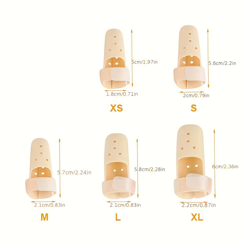 5Piece Adjustable Finger Splint Set Breathable Injury Support Sports Protection For Men And Women 1