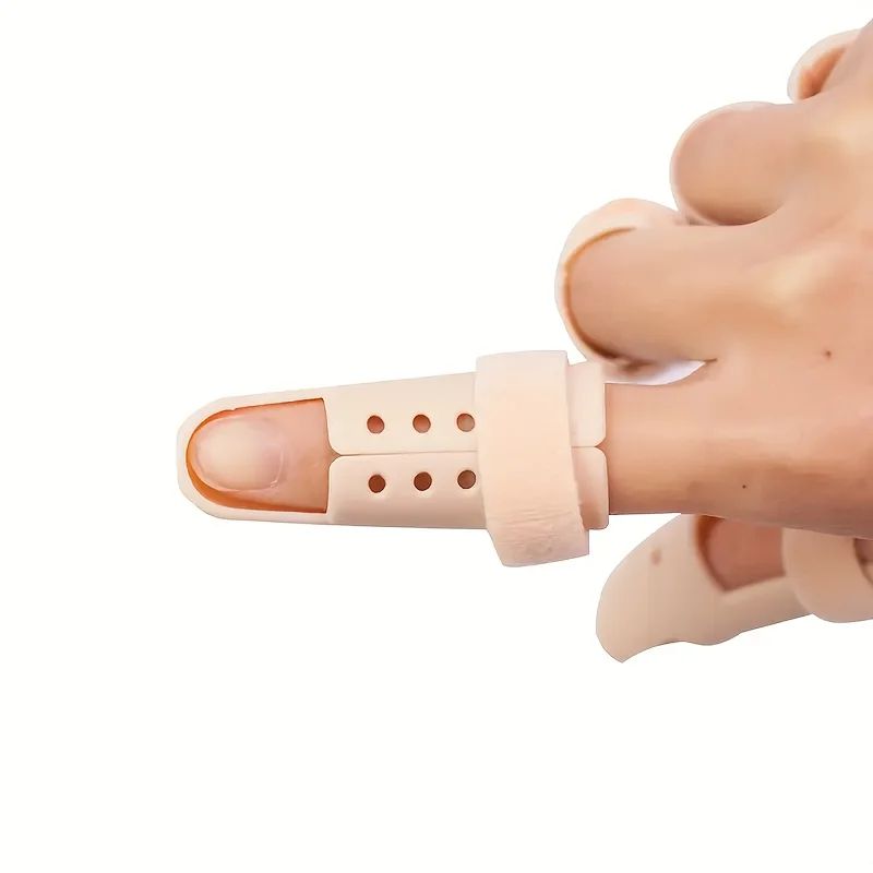 5Piece Adjustable Finger Splint Set Breathable Injury Support Sports Protection For Men And Women 4