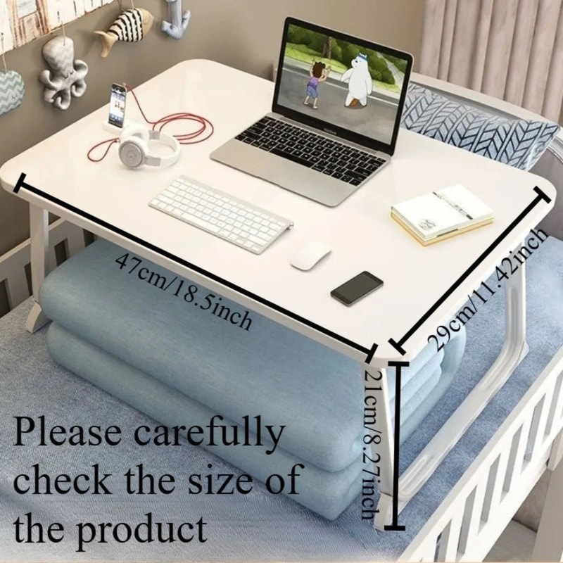 ErgoBreeze Portable Bamboo Lap Desk Lightweight Foldable ComfortFocused Workstation 5