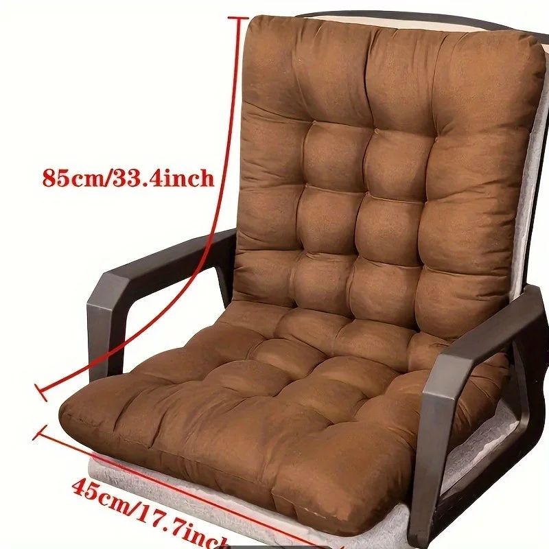 Vintage Plush Quilted Ergonomic Seat Cushion Teal Yellow Comfort Pad For Chairs 2