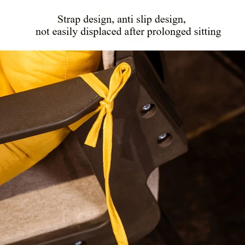 Vintage Plush Quilted Ergonomic Seat Cushion Teal Yellow Comfort Pad For Chairs 5