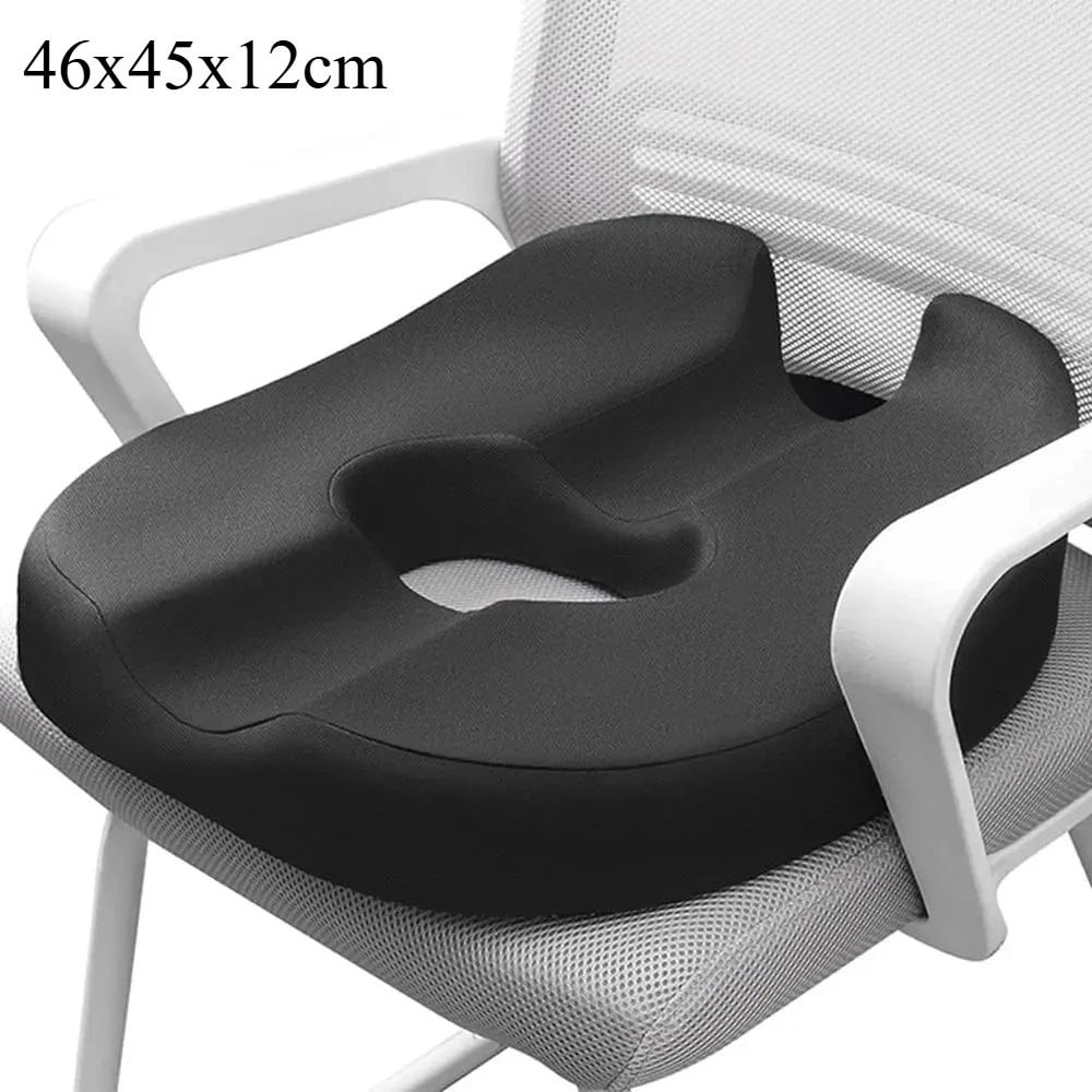 Premium Memory Foam Coccyx Seat Cushion Tailbone Sciatica Relief Donut Seat Cushion 7