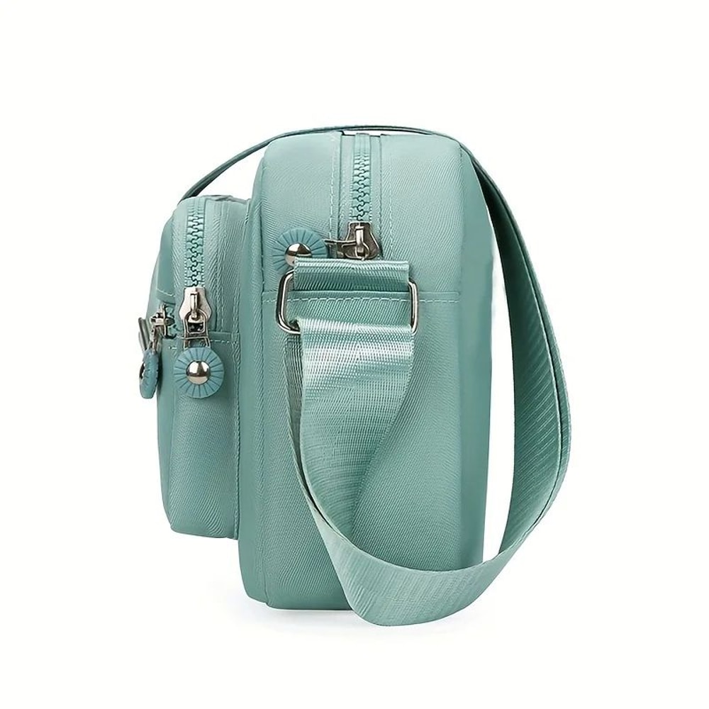 Everyday Mint Nylon Crossbody Lightweight Adjustable Shoulder Bag 1