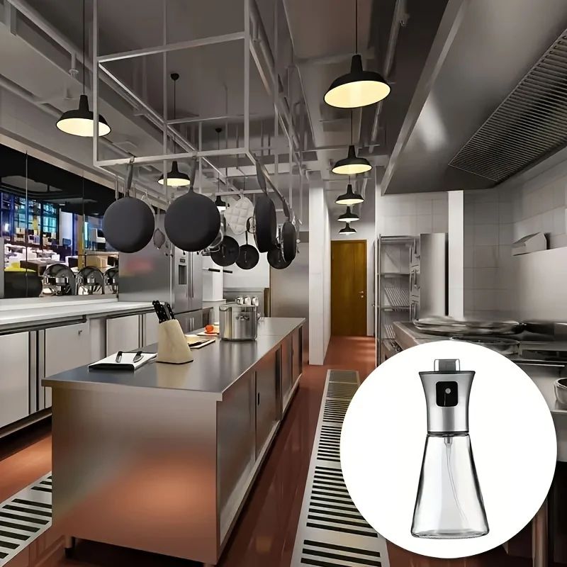 Premium Stainless Steel Olive Oil Mist Dispenser 170 Ml LeakProof Kitchen Sprayer 3