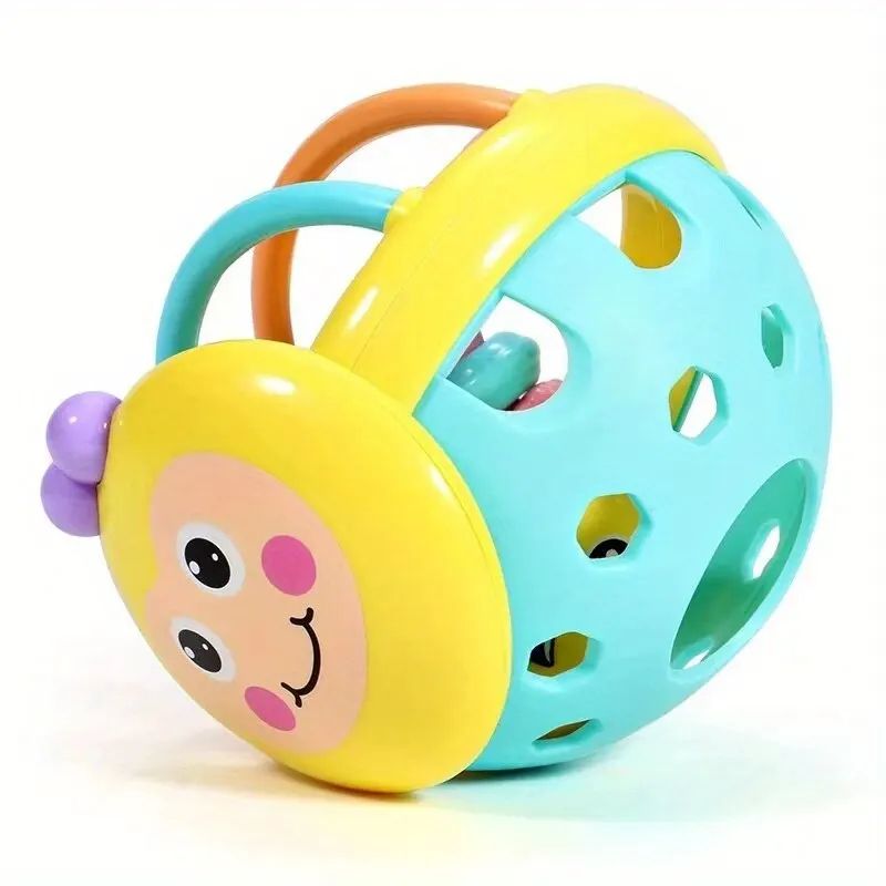 BabyFirst 39Inch Sensory Rattle Ball Safe Bendy Walker Rattle For Newborns 4