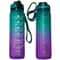 LargeCapacity Gradient 1000 Ml Sports Water Bottle With Straw Time Marker 6