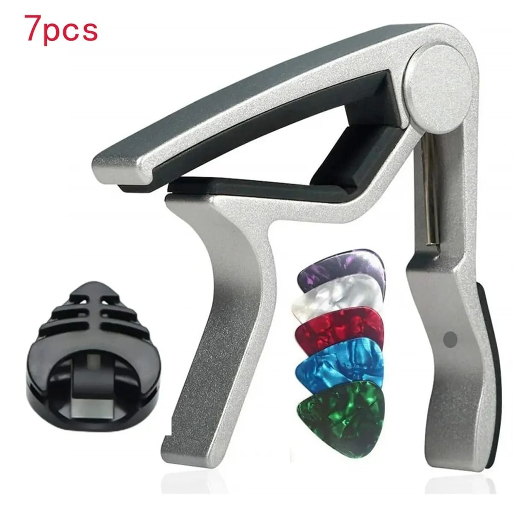 ProGrip MultiSet Guitar Capo Kit For Acoustic Electric Guitars 7