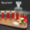 BoldShell Shotgun Glass Set 4Piece 12Gauge Plastic Shot Glasses 0