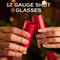 BoldShell Shotgun Glass Set 4Piece 12Gauge Plastic Shot Glasses 3