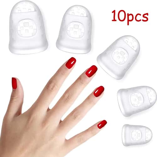 Silicone Guitar Finger Protectors Set – Comfortable Anti-Slip Fingertip Guards for Pain-Free Playing