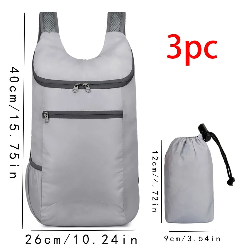 WeekendGo Foldable Waterproof Travel Backpack Lightweight LargeCapacity Weekend Business Bag 21