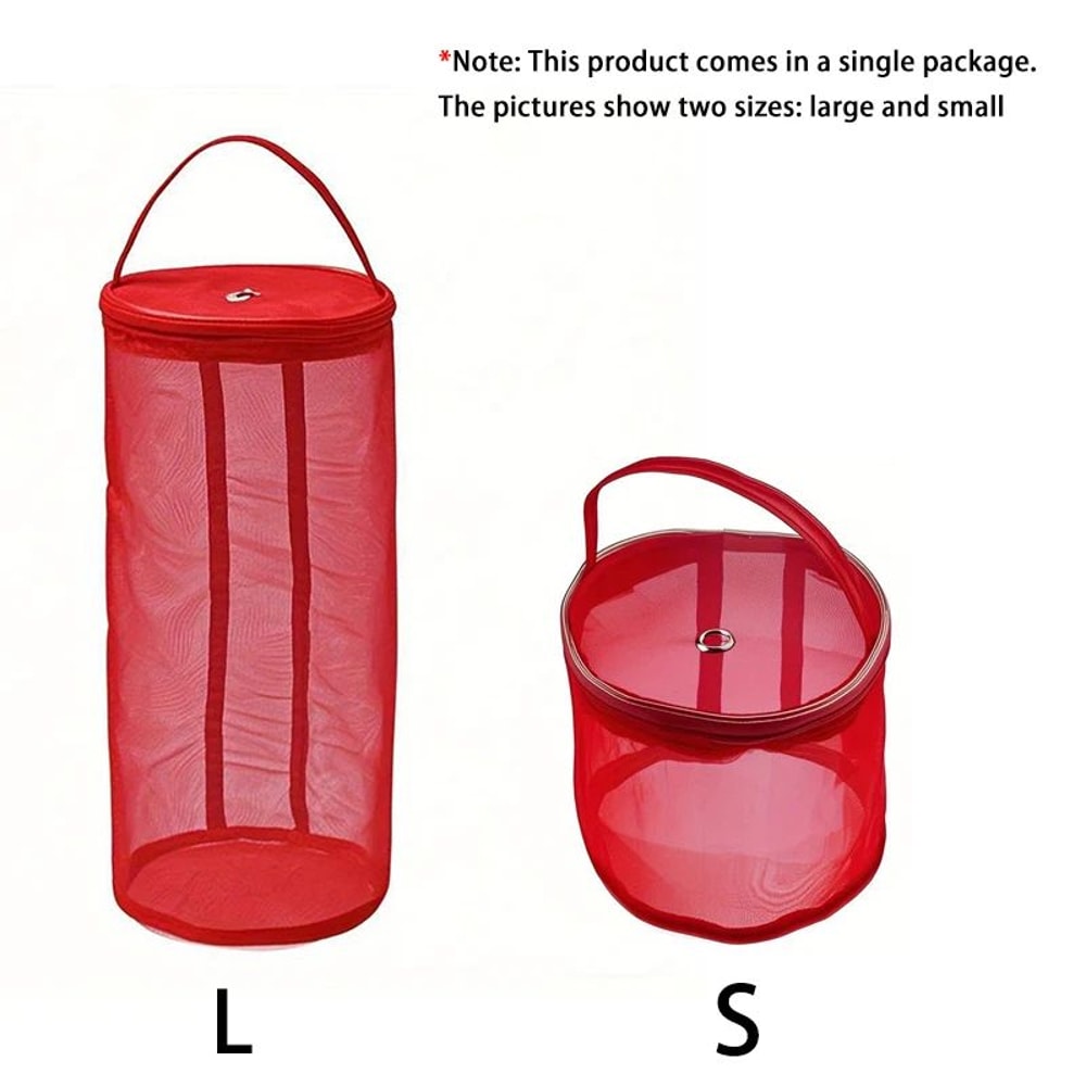 Portable Mesh Yarn Storage Crochet Project Bag Organizer 12
