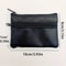 Compact Leather Coin Purse Mini Wallet ZipAround Change Pouch For Men Women Kids 3