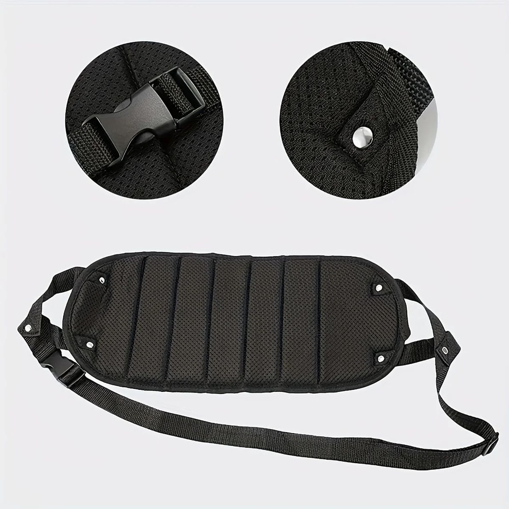 Adjustable Travel Foot Hammock For Airplane Office Comfort 2