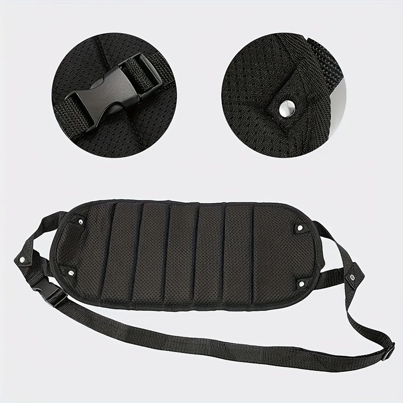 Adjustable Travel Foot Hammock For Airplane Office Comfort 2