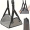 Adjustable Travel Foot Hammock For Airplane Office Comfort 6