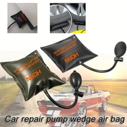 compact inflatable air wedge – door & window alignment pump for car and home installations