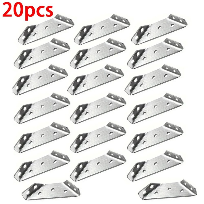 HeavyDuty Stainless Steel 90 Furniture Connector Brackets 6