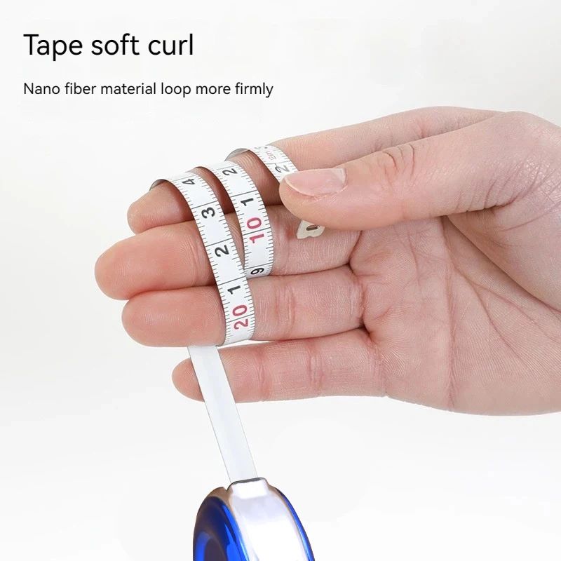 Mini Steel Keychain Tape Measure PocketReady 2M Ruler For Everyday Precision 4