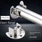 Stainless Steel Flange Rod Support Bracket For Wardrobe Curtain Tubes 5