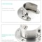 Stainless Steel Flange Rod Support Bracket For Wardrobe Curtain Tubes 7