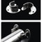 Stainless Steel Flange Rod Support Bracket For Wardrobe Curtain Tubes 9