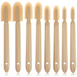 extended-length silicone caulk finishing spatula set