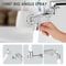 Universal Swivel Faucet Extender 1080 DualMode Rotating Sprayer For Kitchen Bathroom 6