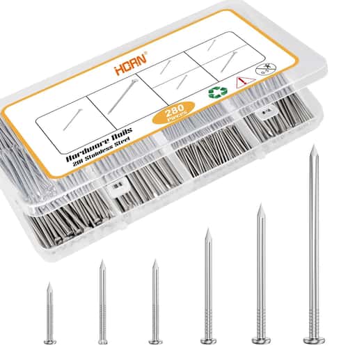 Premium Steel Round-Head Tacks for Jewelry Box Hinges - 280-Piece Set