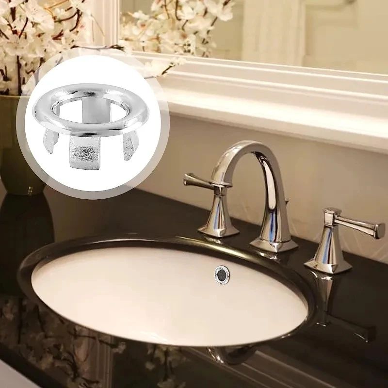 Premium Overflow Drain Cover Set For Sinks Bathtubs Circular Decorative Basin Caps 1