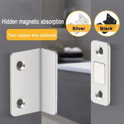 ultra-thin magnetic latch door closer – invisible cabinet catch for secure, quiet closure