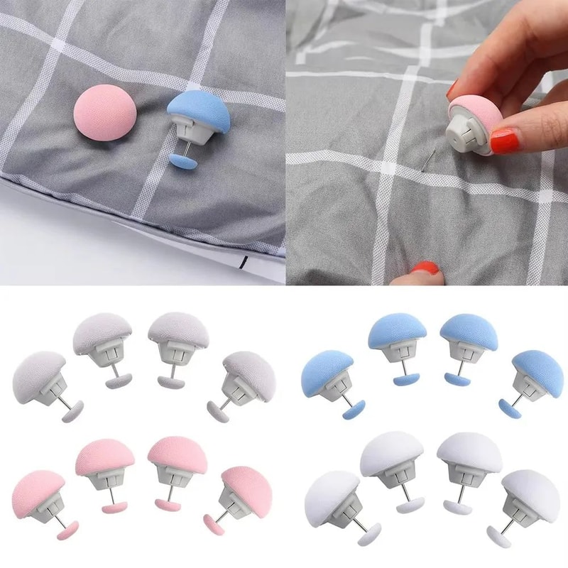Premium Bed Sheet Quilt Clip Set Secure Duvet Cover Fastener Grip 48 Pcs 1