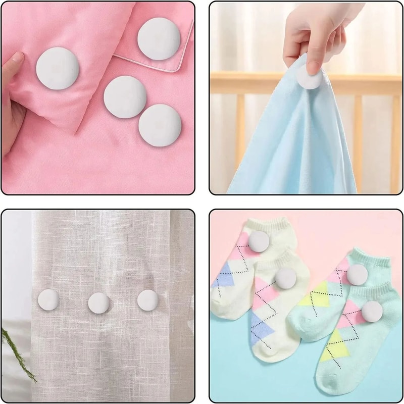 Premium Bed Sheet Quilt Clip Set Secure Duvet Cover Fastener Grip 48 Pcs 11