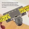 MetalClip Tape Measure Holder Compact Woodworking Measuring Tool 1