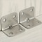 HeavyDuty 20Pack Stainless Steel Furniture Corner Brackets 90 Right Angle Braces For Tables Cabine 5
