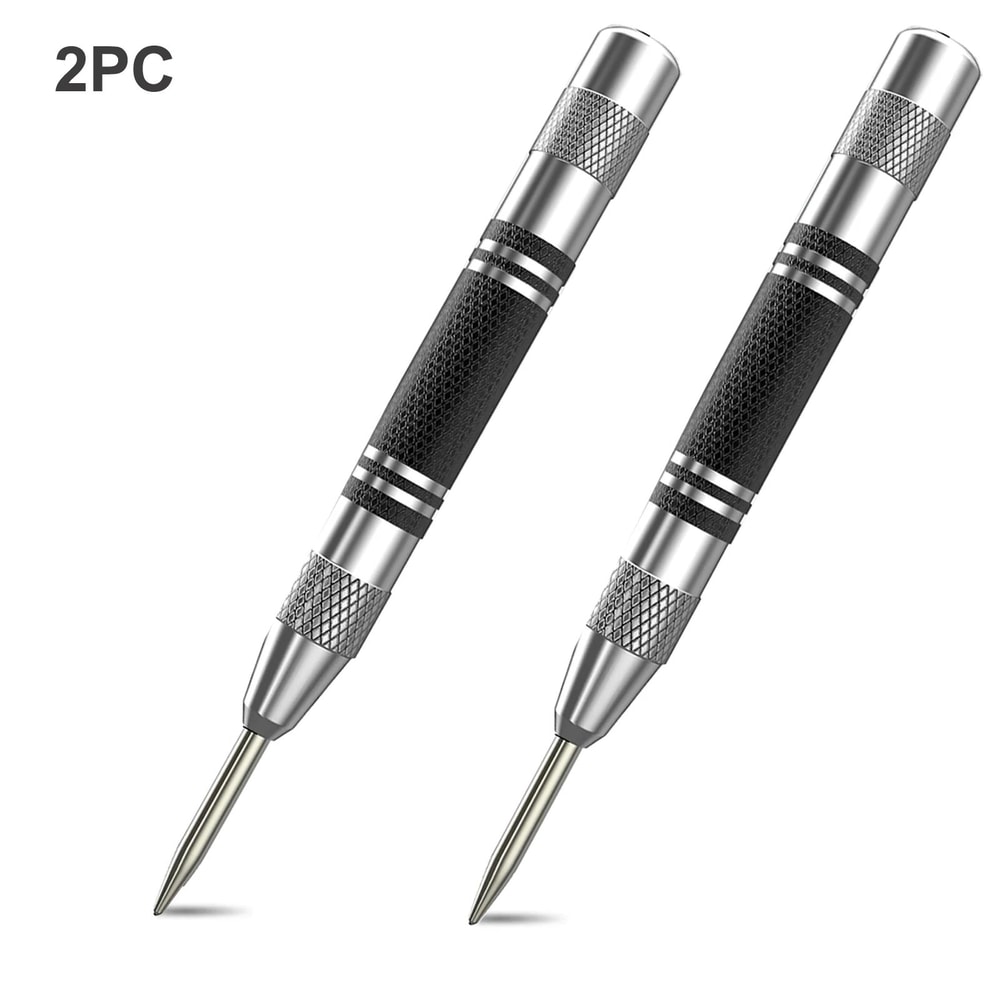 PrecisionForce Automatic Center Punch SpringLoaded Metal Wood Marking Tool 10