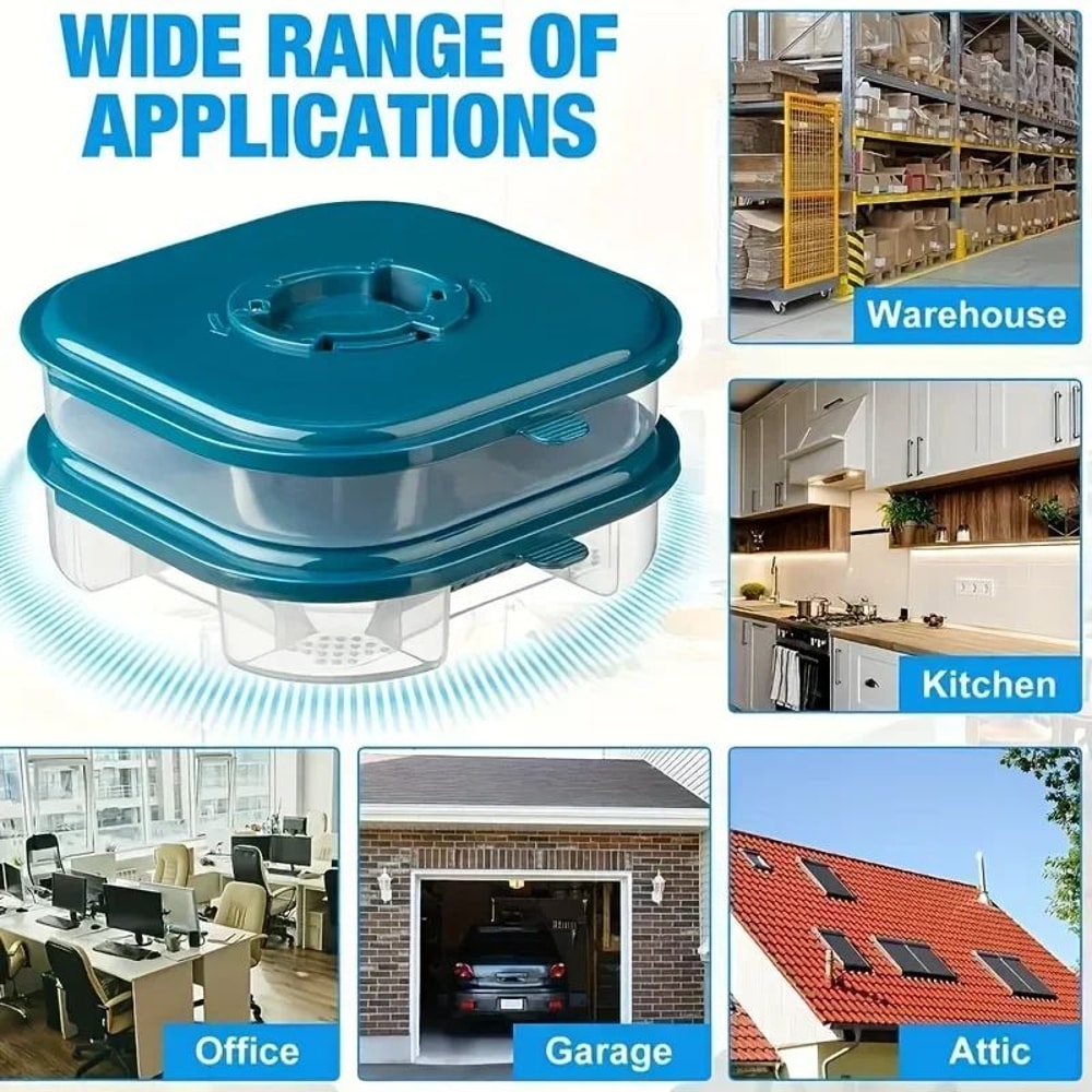 SmartGuard Reusable Cockroach Trap Box Efficient NoBait Pest Control For Homes 3