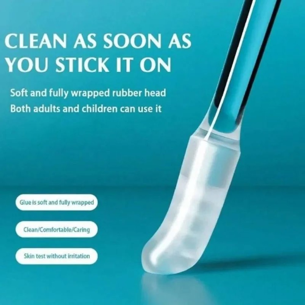 SoftCare 24Pack Disposable Silicone Ear Cleaner Sticks Safe Gentle Ear Wax Remover For All Ages 3