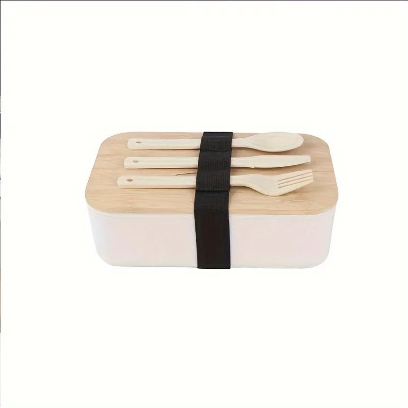 EcoFresh Bamboo Lid Lunch Box Set 2