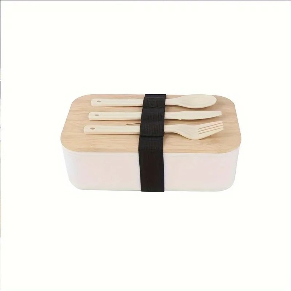 EcoFresh Bamboo Lid Lunch Box Set 6