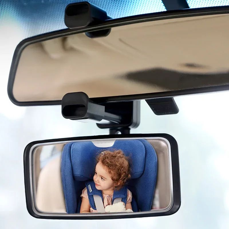 Adjustable Rear Facing Baby Car Mirror For Safe StressFree Driving 2