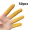 Disposable Natural Rubber Finger Cots AntiSlip Latex Finger Protectors 50100 Pack 9