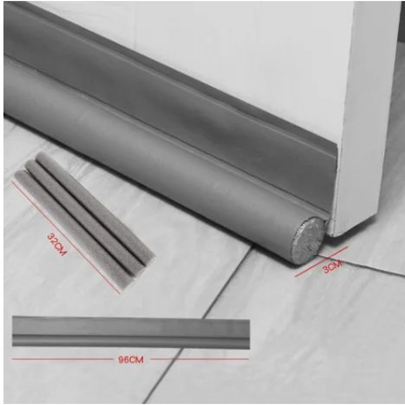 Premium Adjustable Door Bottom Seal UnderDoor Weatherstrip Draft Stopper 11