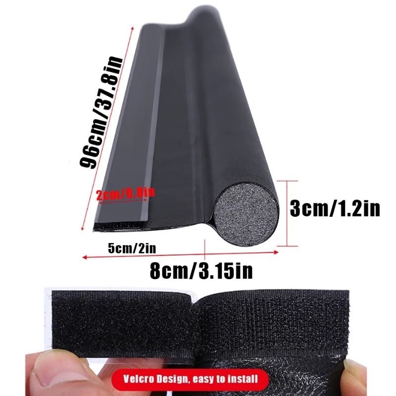 Premium Adjustable Door Bottom Seal UnderDoor Weatherstrip Draft Stopper 1