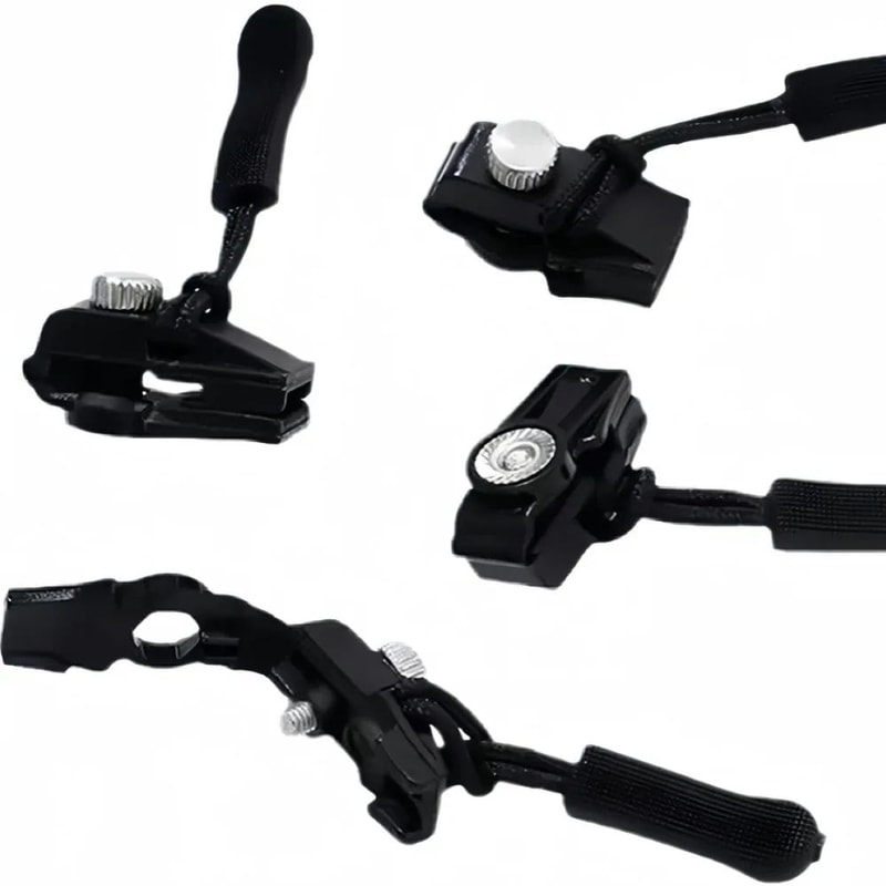 Universal Zipper Replacement Slider QuickInstall Detachable Zipper Head For Jackets Bags Luggage 5