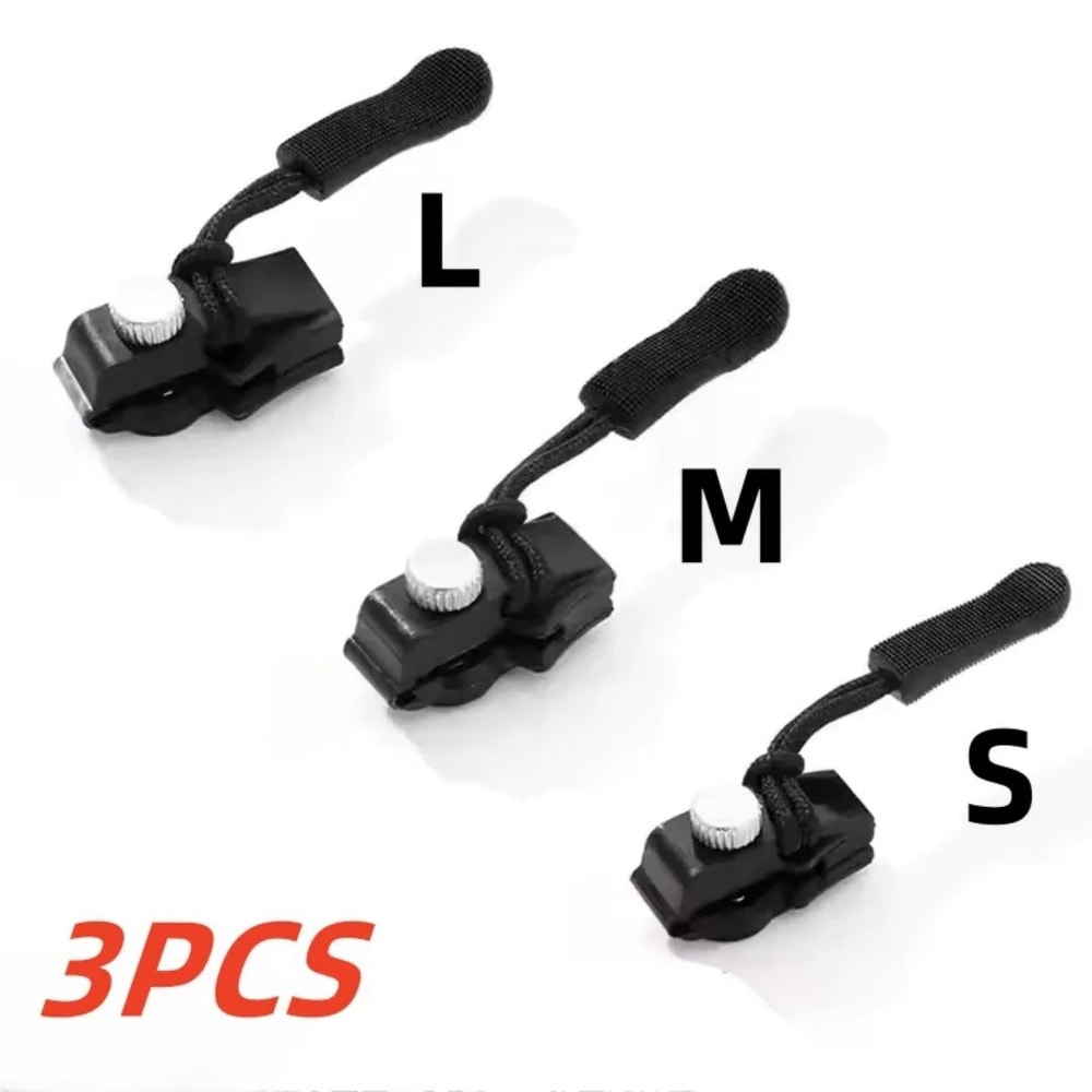 Universal Zipper Replacement Slider QuickInstall Detachable Zipper Head For Jackets Bags Luggage 9