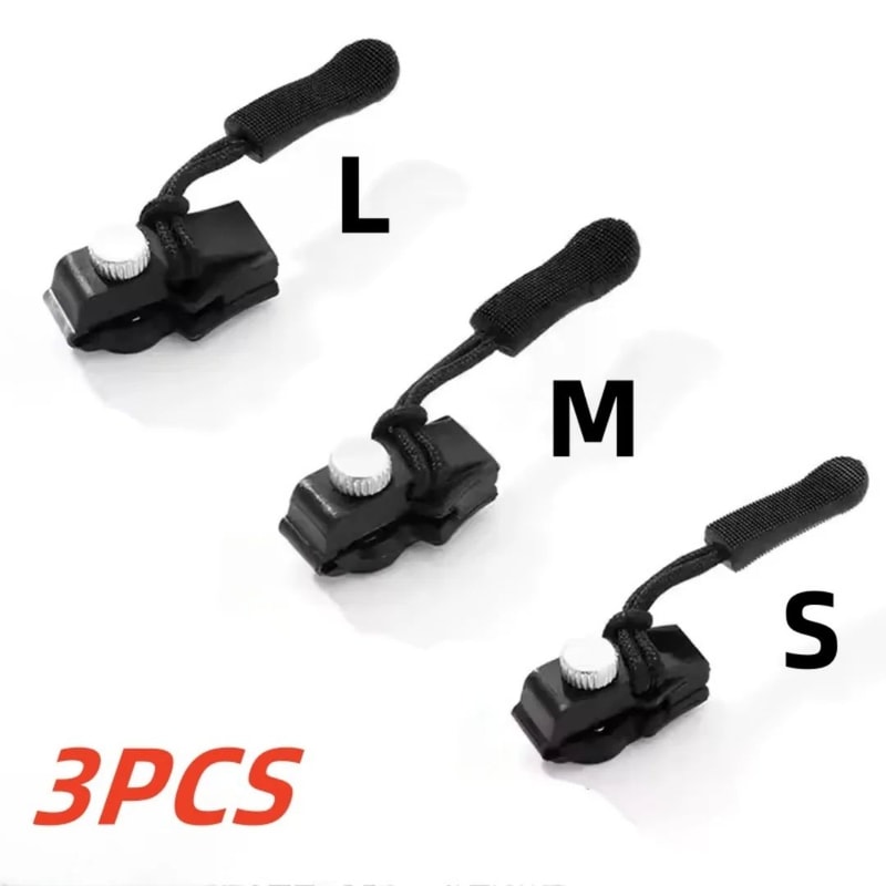 Universal Zipper Replacement Slider QuickInstall Detachable Zipper Head For Jackets Bags Luggage 9