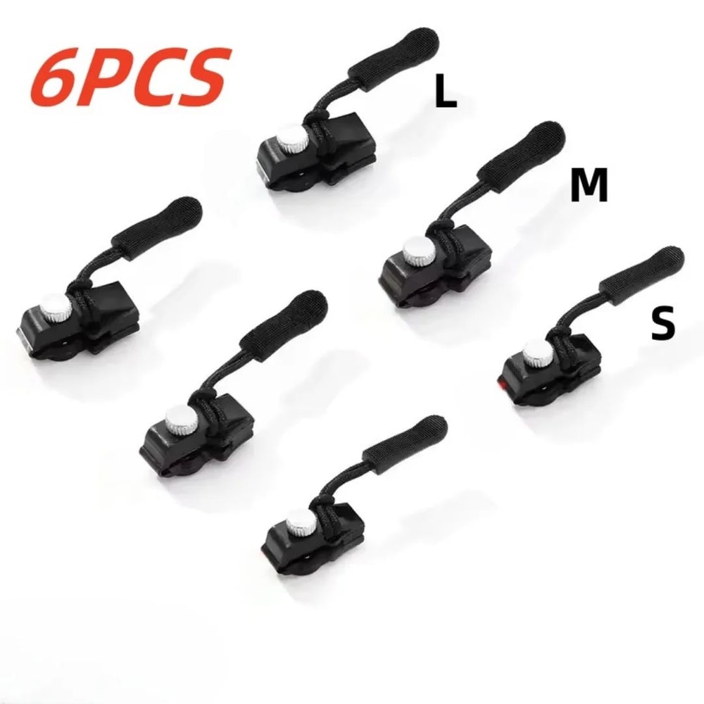Universal Zipper Replacement Slider QuickInstall Detachable Zipper Head For Jackets Bags Luggage 10