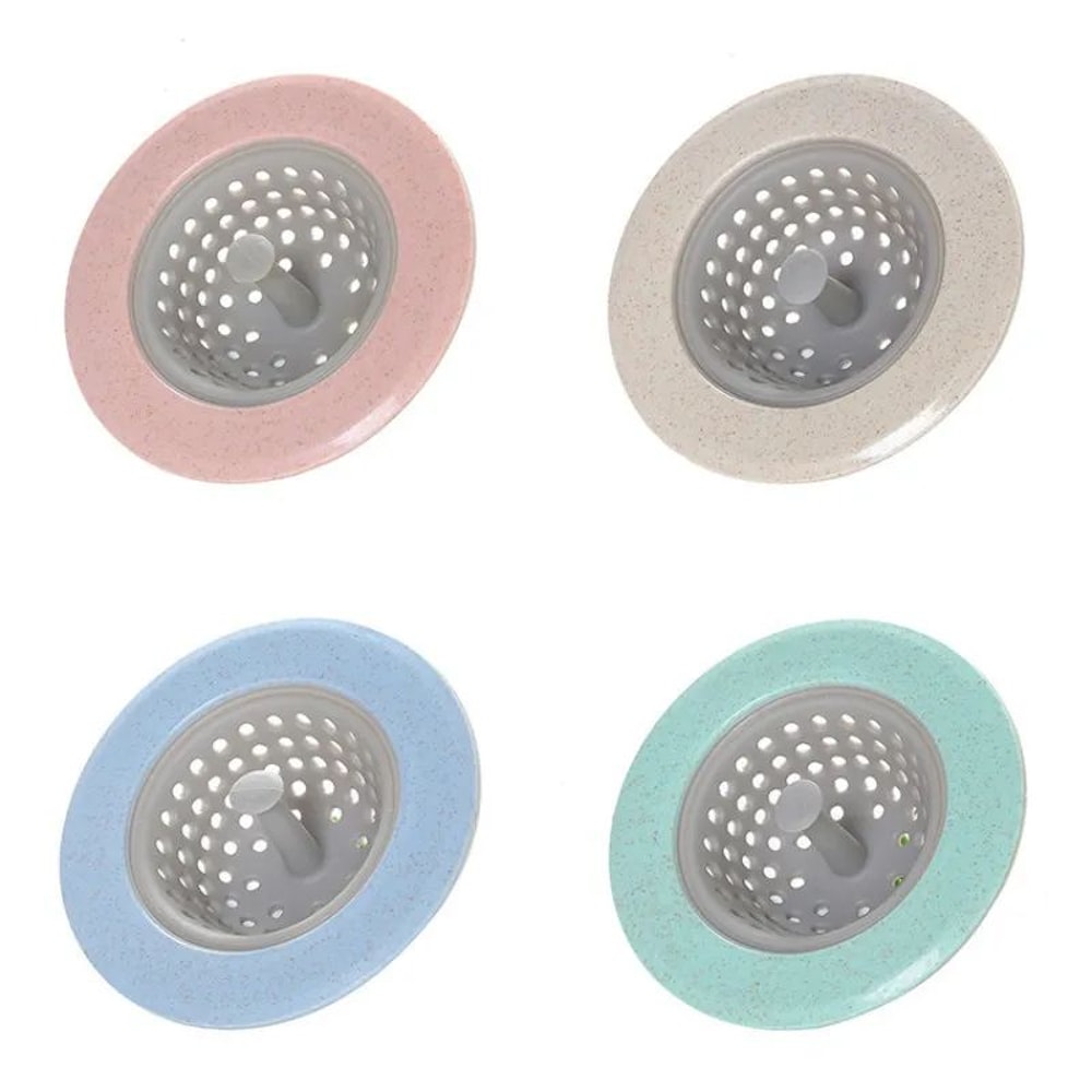 Silicone AntiClog Drain Filter Hair Catcher Flexible Sink Strainer Cover 10